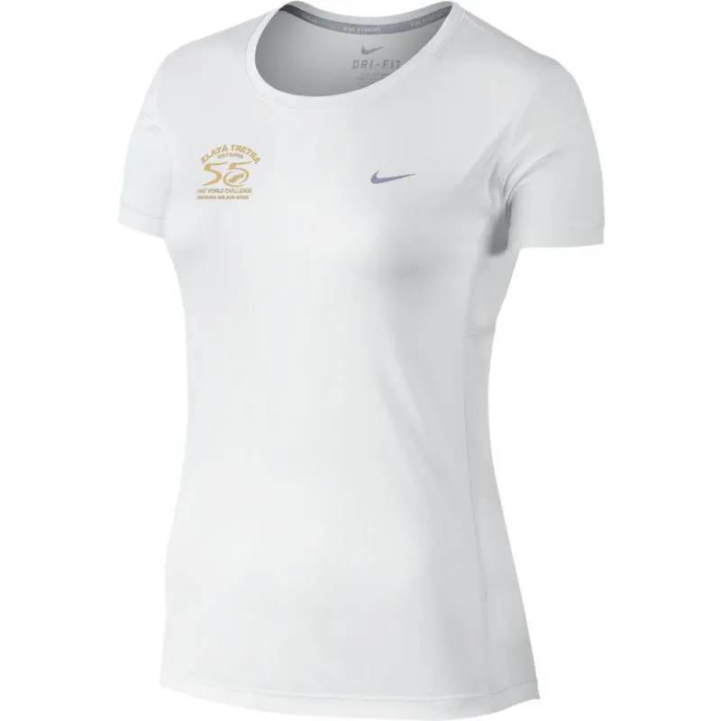 Tricou Nike MILER SHORT SLEEVE Zlata tretra